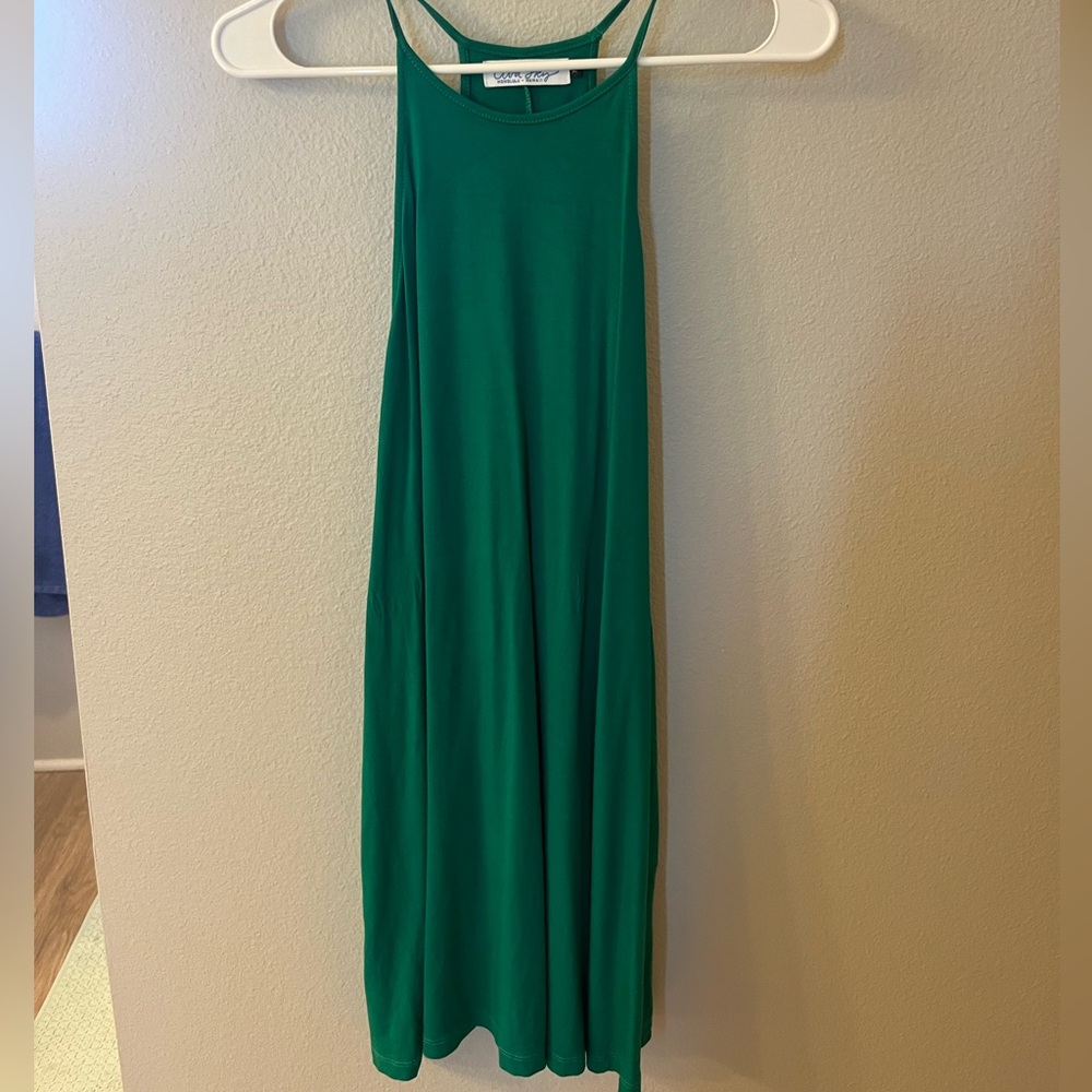 Ava Sky Green Mini Dress